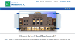 Desktop Screenshot of marcosanchezlaw.com